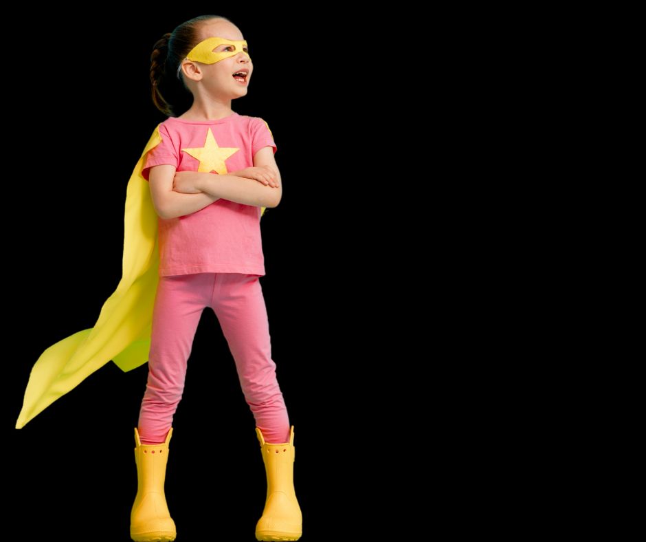 Enfant super héros du calcul mental illustrant la possibilité de se former au soroban ou boulier japonais en présentiel à Donnezac en Gironde près de Bordeaux  